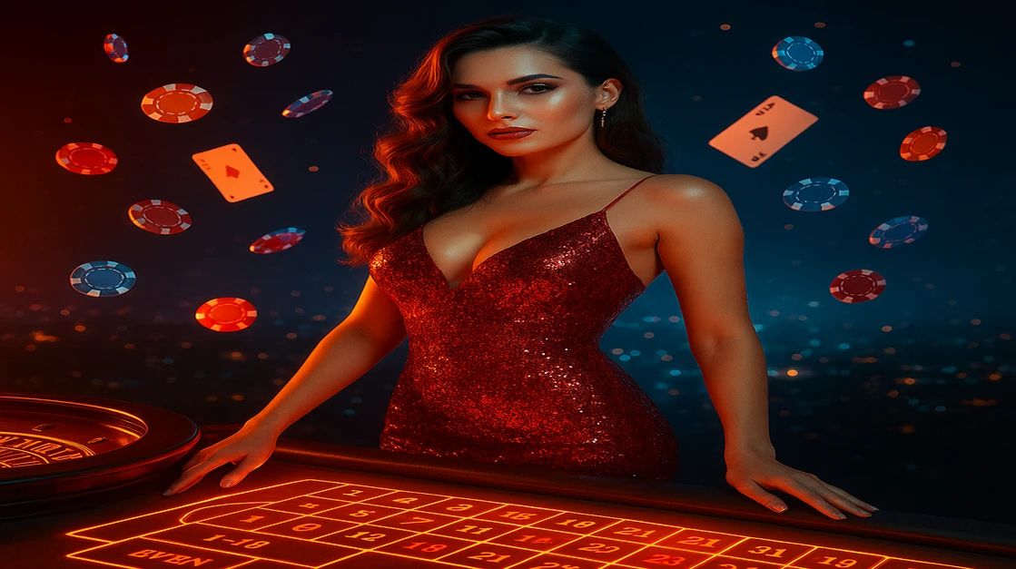 একটি জাদুকরী টেবिल একটি কাল্পনিক বিশ্বের সেটিং-এ, mn777 লাইভ গেমিং-এর গভীর ও মুগ্ধকর অভিজ্ঞতার প্রতিচ্ছবি।