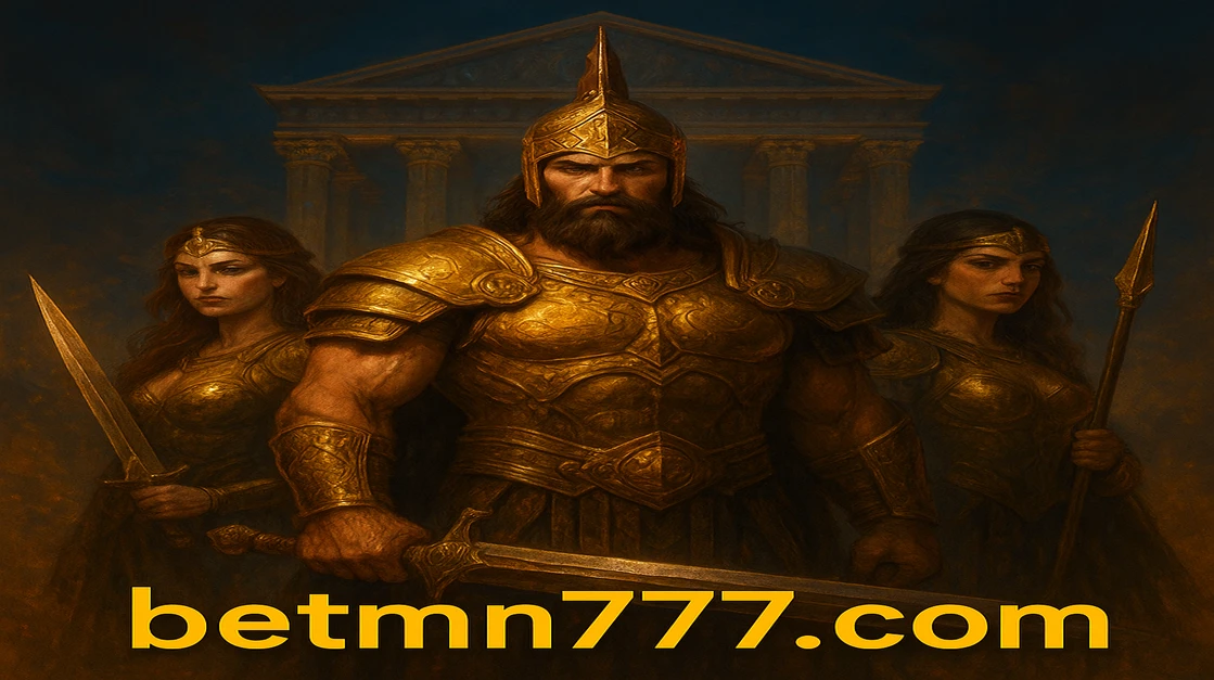 mn777 গেমিং প্ল্যাটফর্মে Gates of Olympus-র জগতে আপনাকে স্বাগত জানাচ্ছেন শক্তিশালী দেবতা জিউস এবং দুইটি সুন্দর দেবী, পটভূমিতে একটি বিশাল মন্দির দেখা যাচ্ছে।